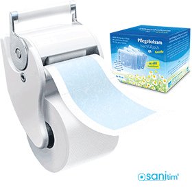 Ersatz für Feuchttücher - feuchtes oder trockenes Papier wählbar